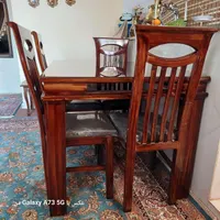 میزنهارخوری چهار نفره تمیز|میز و صندلی غذاخوری|قوچان, |دیوار