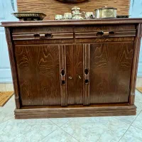 کنسول چوبکده ( کمد ظرف ) چوب گردو|بوفه، ویترین، کنسول|تهران, نارمک|دیوار