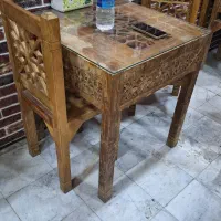 میز و صندلی غذا خوری چوبی و سنتی