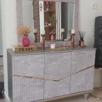 سرویس چوبی آینه کنسول