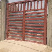 درب حیاط دو لنگه|مصالح و تجهیزات ساختمان|لامرد, |دیوار