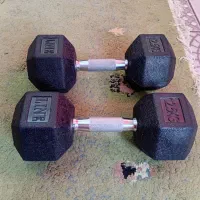 دمبل شش ضلعی 12.5 درحد نو