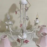 لوستر سه شاخه دخترانه طرح فانتزی|لوستر و چراغ آویز|تهران, امانیه|دیوار