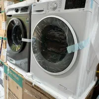 حراج اقساط لباسشویی الجی شرائطی سفید و سیلور|ماشین لباسشویی و خشک‌کن لباس|بوشهر, |دیوار