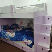 تخت دو طبقه|تخت و سرویس خواب|مبارکه, |دیوار