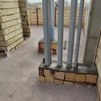 بنایی ، دیوار چینی ، سیمان کاری و شیب بندی