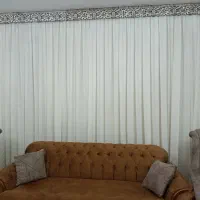 پرده حریر ساده|پرده، رانر، رومیزی|کرج, شهرک یاس جنوبی|دیوار