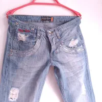 شلوار جین فشن زنانه ترک سایز۳۶ کاملا نو|لباس|بابل, |دیوار