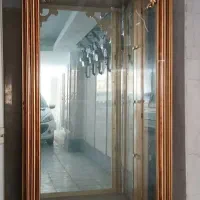 بوفه، ویترین ورق طلا چوب راش