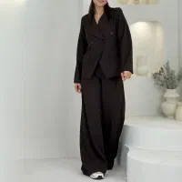 ست کت و شلوار جلو هشتی