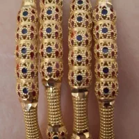 دو عدد النگو مینا کاری سایز ۲