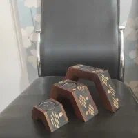 جا شمعی چوبی