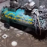 پمپ باد ۱۵۰ لیتری سالم