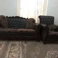 مبل هفت نفره با دو تا میز عسلی
