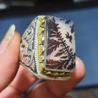 دو عدد انگشتر یدونه شجر زیبا و یدونه خط استاد جواد