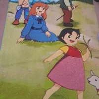 گلین فرش با طرح هایدی