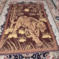 پتو نوستالژی قدیمی طرح شیر