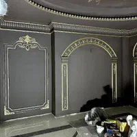 ابزارگچی گچ بری گچبری پیش ساخته پارکت کناف آماده|خدمات پیشه و مهارت|تبریز, |دیوار