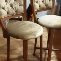 دوعدد صندلی اپن چوبی کاملا نو