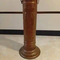 گلدان مسی دکوری با ارتفاع 90سانتیمتر