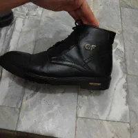 بوت چرم مردانه