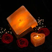 شبخواب سنگ نمک طرح مکعب کد11