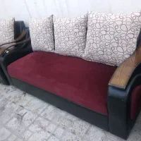 مبل دسته چوبی|مبلمان خانگی و میز عسلی|شیراز, هفت تنان|دیوار