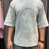 تیشرت ماکان سنگشور گلدوزی خورده دارای رنگبندی
