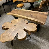 میز جلو مبلی و عسلی روستیک