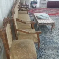 مبلمان هفت نفره چوبی سلطنتی