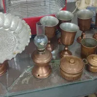 ظروف مسی در حد نو