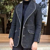 پالتو آسترکشی شده ومغزی دوزی شده جنس عالی