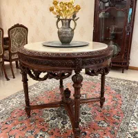 میز گرد طرح فرانسوی ریسمانی در حد نو