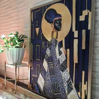 تابلو نقاشی زن نقابدار|تابلو، نقاشی، عکس|تهران, خواجه نظام الملک|دیوار