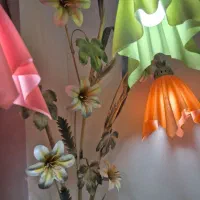 آباژور تزئینی|چراغ خواب و آباژور|رشت, کوی جام جم|دیوار