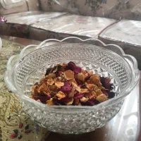 ظرف کریستال آمریکایی اصل بزرگ قدیمی