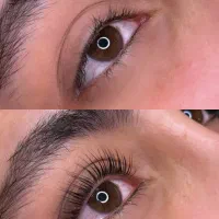 مدل لیفت و لمینت مژه و‌ ابرو فقط هزینه مواد|خدمات آرایشگری و زیبایی|رشت, لاکانی|دیوار