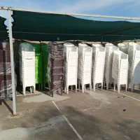 صندلی پلاستیکی پلیمری دسته دار کد۴۶