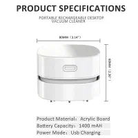 مینی جارو شارژی رومیزی .پرداخت درب منزل