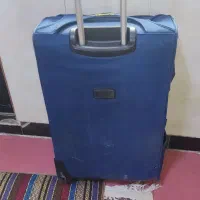 چمدان ۴ چرخه آبی رنگ