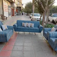 مبل راحتی اسکالت ۷نفره|مبلمان خانگی و میز عسلی|کرج, کوی کارمندان شمالی|دیوار