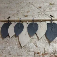 دیوارکوب مکرومه|صنایع دستی و سایر لوازم تزئینی|مشکیندشت, |دیوار