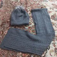 کلاه وشال گردن وسارفون ودستکش اکبند