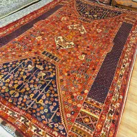 قالی پرده ای دستباف شیراز|فرش|تهران, اکباتان|دیوار