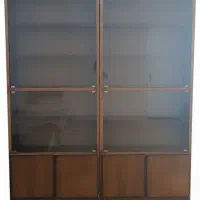 ۲ عدد کتابخانه چوبی|کتابخانه، شلف، قفسههای دیواری|تبریز, |دیوار