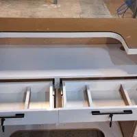 میز کانتر منهنی|مبلمان اداری|فردیس, شهرک اسکویی|دیوار