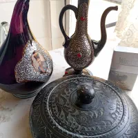 گاب پاش وتنگ بلوری وظرف سنگی قدیمی|کلکسیون اشیاء عتیقه|تهران, خانی آباد نو شمالی|دیوار