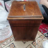سطل وجای دستمال کاغذی چوبی
