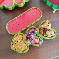 گیفت دکوری و ظروف یلدایی سنگ مصنوعی خاص و شیک|صنایع دستی و سایر لوازم تزئینی|یزد, |دیوار