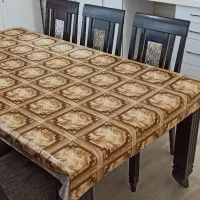 میز نهار خوری 6نفره و گلدان و بوفه